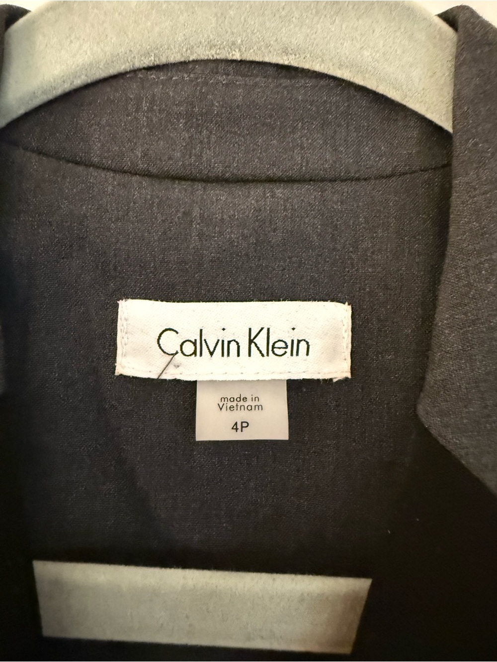 NWOT Calvin Klein Colorblocked Wrap Dress 4P - Picture 4 of 5